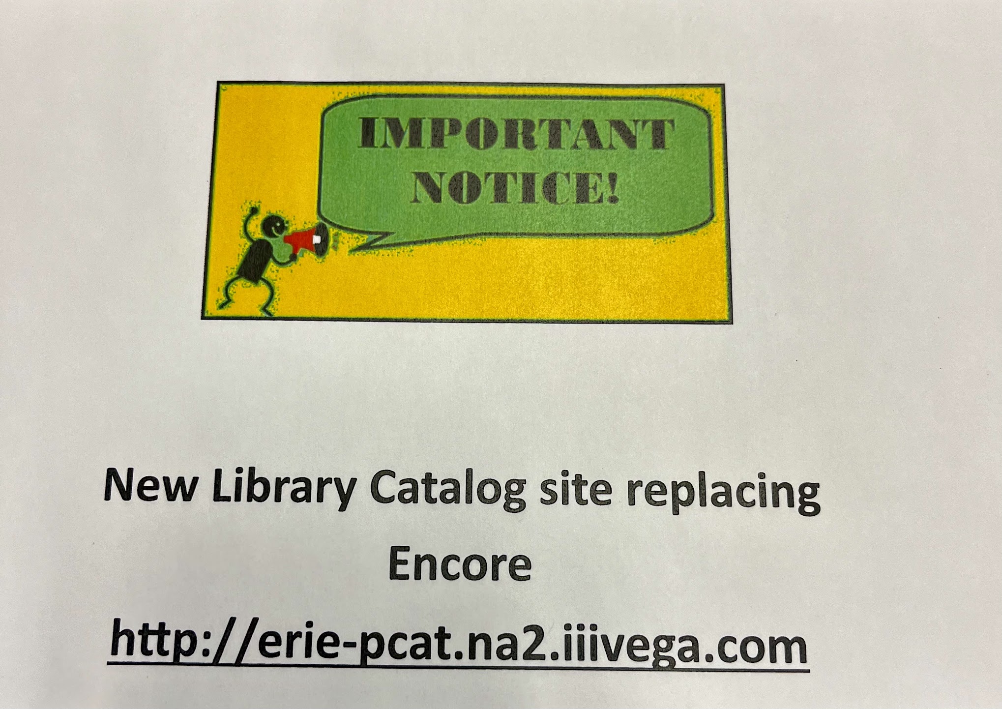 Erie Library to our site